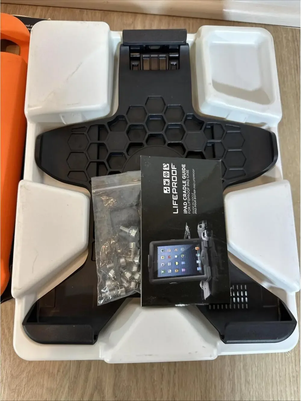 LifeProof LifeJacket apple iPad Case (2 Orange) + iPad Mounting Cradle Holder